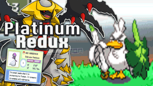 Pokemon Platinum Redux cover is made by Ducumon