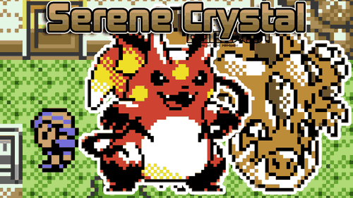 Pokemon Serene Crystal cover is made by Ducumon