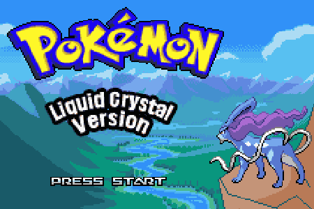 Pokemon Liquid Crystal titlescreen