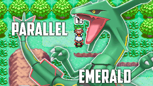 Pokemon Parallel Emerald cover is made by Ducumon